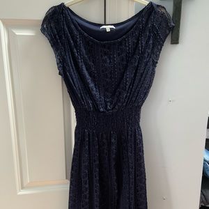 Charlotte russe, navy lace dress